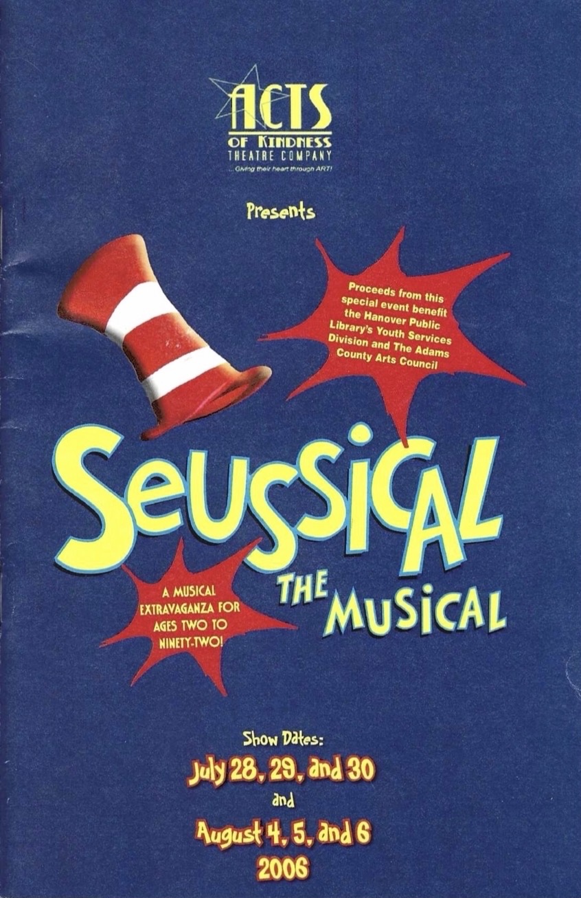 Seussical the Musical program cover from 2006
